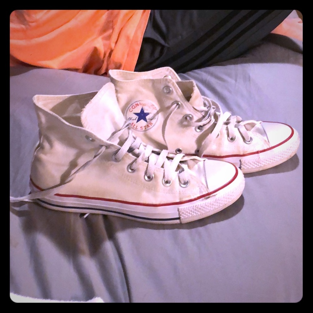 White high top converse